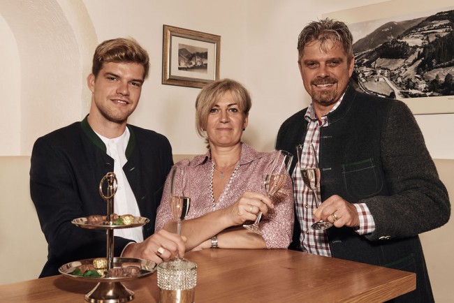 Familie Hubert und Birgit Mann mit Sohn Daniel