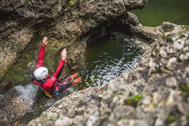 Canyoning im Salzburgerland © SalzburgerLand Tourismus_Michael Groessinger